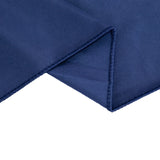 Navy Blue Premium Scuba Polyester Wide Table Runner, Wrinkle Free Trade Show Table Runner