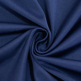 Navy Blue Premium Scuba Polyester Wide Table Runner, Wrinkle Free Trade Show Table Runner