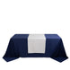 White Premium Scuba Polyester Wide Table Runner, Wrinkle Free Trade Show Table Runner#whtbkgd