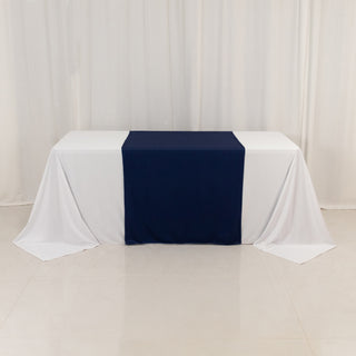 <span style="background-color:transparent;color:#000000;">Premium Navy Blue Scuba Polyester Table Runner</span>