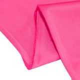 Scuba Polyester 12x108inch Table Runner Fuchsia - Wrinkle-Free Table Linen