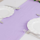 Lavender Lilac Premium Scuba Polyester Table Runner, Wrinkle Free Table Linen