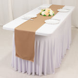 Nude Premium Scuba Polyester Table Runner, Wrinkle Free Table Linen