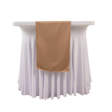 Nude Premium Scuba Polyester Table Runner, Wrinkle Free Table Linen