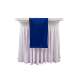 Royal Blue Premium Scuba Polyester Table Runner, Wrinkle Free Table Linen