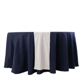 White Premium Scuba Polyester Table Runner, Wrinkle Free Table Linen#whtbkgd