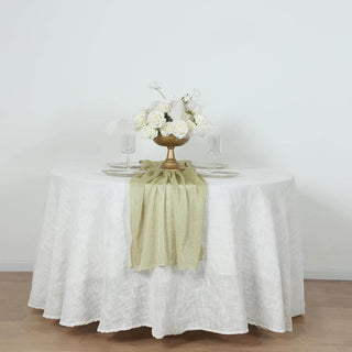 <h3 style="margin-left:0px;"><strong>Easy to Use and Maintain Champagne Sparkling Table Runner</strong>