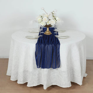 <h3 style="margin-left:0px;"><strong>Easy to Use and Maintain Royal Blue Sparkling Table Runner</strong>