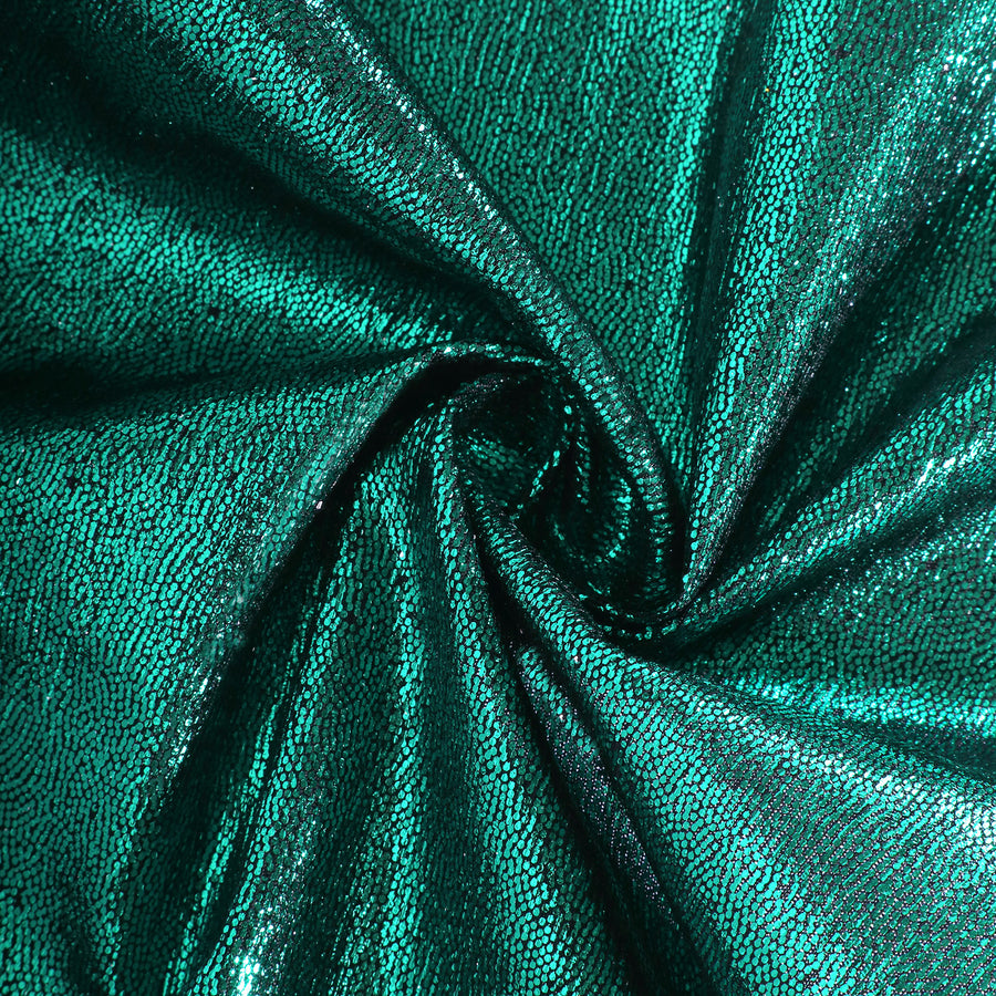 12x108inch Hunter Emerald Green Shimmer Sequin Dots Polyester Table Runner#whtbkgd