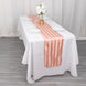 12x108inch Dusty Rose Satin Stripe Table Runner, Elegant Tablecloth Runner