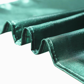 Enhance Your Event Decor with the Hunter Emerald Green Satin Table Runner