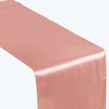 12"x108" Dusty Rose Satin Table Runner