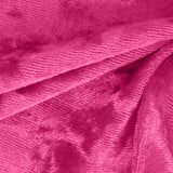 Fuchsia Premium Crushed Velvet Table Runner 190GSM - 12x108inch#whtbkgd