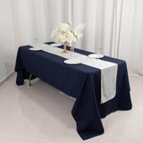 White Premium Crushed Velvet Table Runner 190GSM