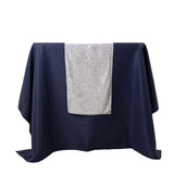 White Premium Crushed Velvet Table Runner 190GSM