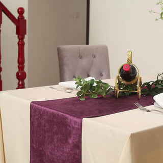Create a Glamorous Atmosphere with Eggplant Premium Velvet