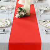 Add Elegance to Your Event with the Red Polyester Table Runner