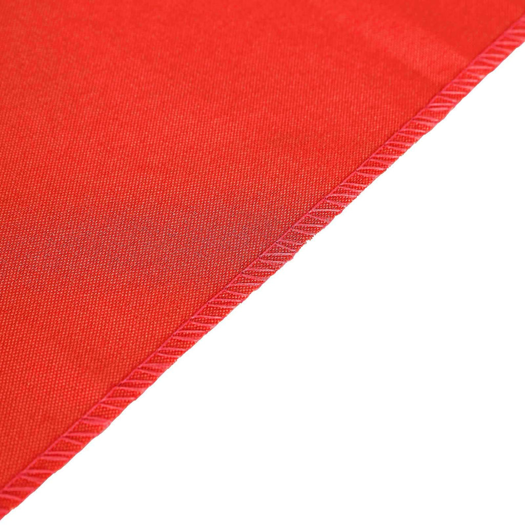 Red Polyester Table Runner 12