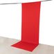 Red 4-Way Stretch Spandex Photography Backdrop Curtain with Rod Pockets, Drapery Panel