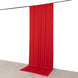 Red 4-Way Stretch Spandex Photography Backdrop Curtain with Rod Pockets, Drapery Panel