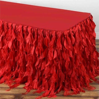 Enhance Your Event Decor with a Red Table Skirt