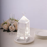 Rechargeable Touch Control Acrylic Decorative Night Light - Elegant White