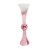 2 Pack | 24" Rose Gold Ombre Glass Reversible Latour Trumpet Vases#whtbkgd