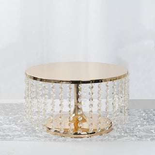 Make a Statement with the Metallic Gold Cake Stand