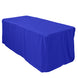6FT Fitted ROYAL BLUE Wholesale Polyester Table Cover Wedding Banquet Event Tablecloth