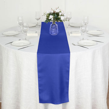 12"x108" Royal Blue Polyester Table Runner