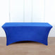 8FT Royal Blue Rectangular Stretch Spandex Tablecloth