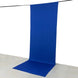 Royal Blue 4-Way Stretch Spandex Photography Backdrop Curtain with Rod Pockets, Drapery Panel