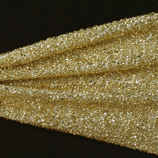 Unleash Your Creativity with Champagne Metallic Shimmer Tinsel Spandex Chair Sashes