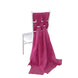 5 Pack | 22" x 78" Fuchsia DIY Premium Designer Chiffon Chair Sashes#whtbkgd