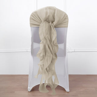 Enhance Your Event Decor with Curly Chair Sashes