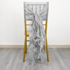 Chiffon Silver Curly Willow Chair Sashes 