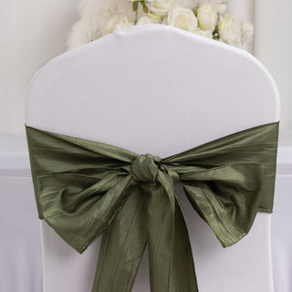 <span style="background-color:transparent;color:#000000;">Versatile Uses for Dusty Sage Green Chair Sashes</span>