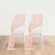 20-Pack Sheer Chair Drape Decor in Blush – 9ft Shimmer Sash, Wrinkle-Free
