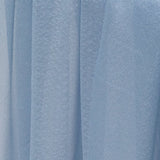 20-Pack 9ft Sheer Table Runners – Dusty Blue Shimmer Sheer Drapes, Wrinkle-Free#whtbkgd