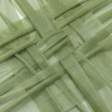 20-Pack 9ft Sheer Table Runners – Dusty Sage Green Shimmer Sheer Drapes, Wrinkle-Free