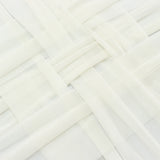 20-Pack 9ft Sheer Table Runners – Ivory Shimmer Sheer Drapes, Wrinkle-Free