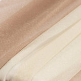 20-Pack Sheer Chair Drape Decor in Taupe and Beige – 9ft Shimmer Sash#whtbkgd