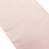 5 Pack Blush Lamour Satin Chair Sashes, Chair Bows - 6x106inch#whtbkgd