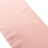 5 Pack Dusty Rose Lamour Satin Chair Sashes, Chair Bows - 6x106inch#whtbkgd