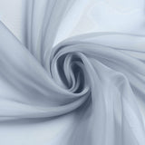 White silk fabric swirl close-up, elegant soft texture background#whtbkgd
