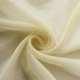 Yellow sheer fabric with a smooth, flowing texture. #whtbkgd