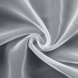 Sheer white fabric draped in soft folds. #whtbkgd