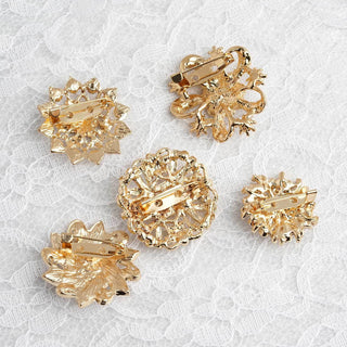 Add a Touch of Elegance with Gold Plated Mandala Brooches
