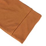 5 Pack Cinnamon Brown Spandex Stretch Chair Sashes Bands Heavy Duty with Two Ply Spandex