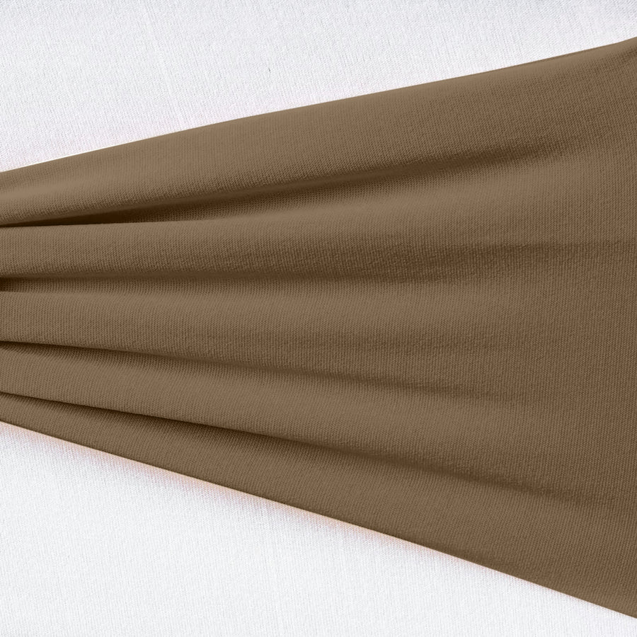 5 Pack | Taupe Spandex Stretch Chair Sashes | 5x12inch#whtbkgd